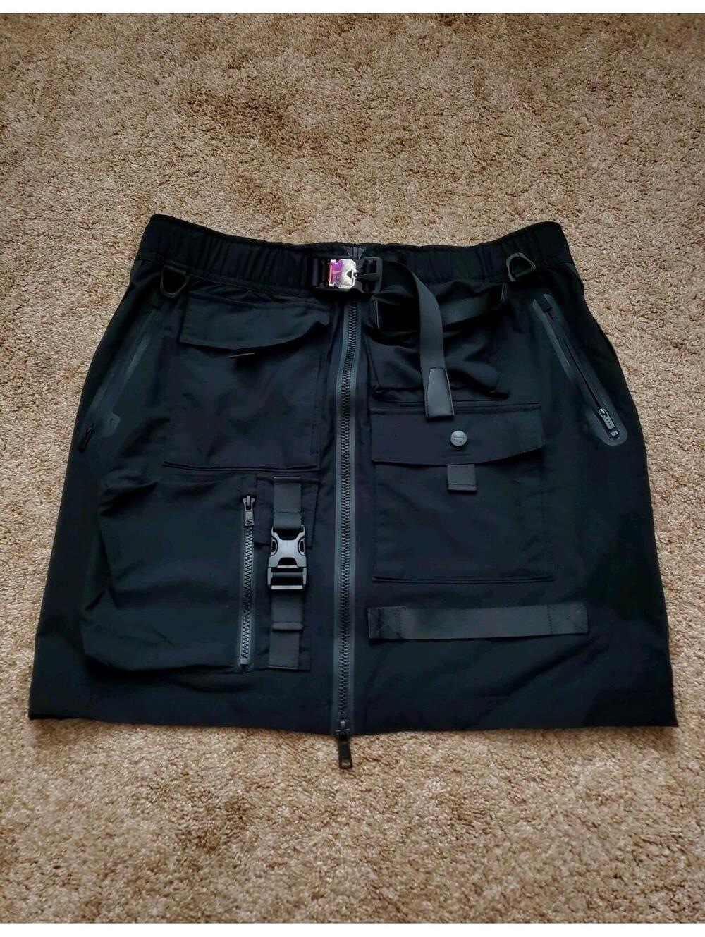 Nike x MMW Womens Beryllium 2-in-1 Cargo Utility Skirt Sz Large Streetstyle READ